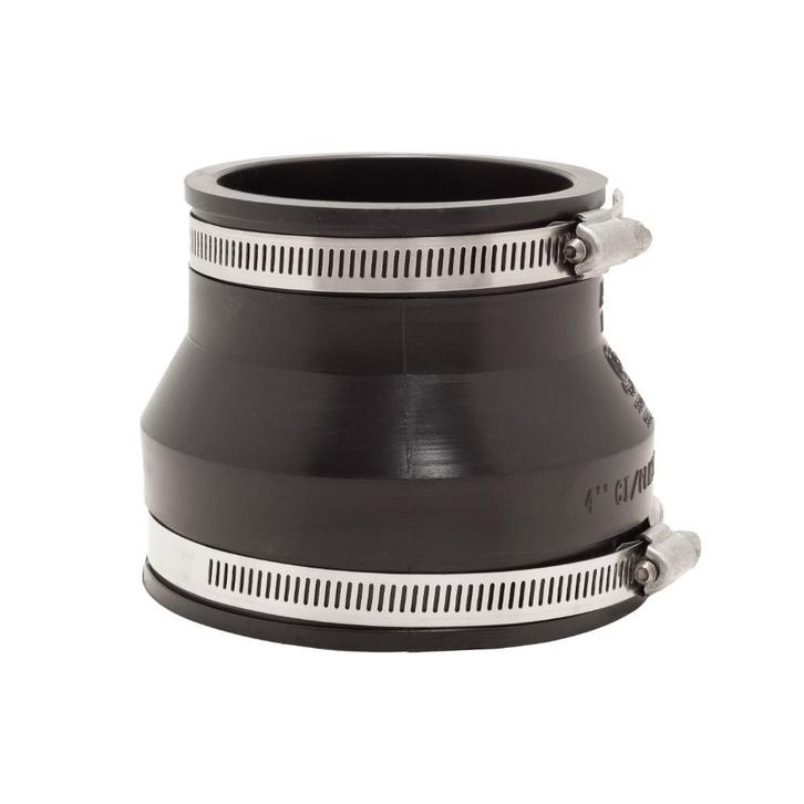 Fernco verloop koppeling  145-136 / 110-101 mm, Doe-het-zelf en Verbouw, Buizen en Afvoer, Nieuw, Afvoer, Pvc, Minder dan 2 meter