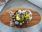 Ovalen salontafel in art deco stijl, Ophalen, Gebruikt, 100 tot 150 cm, Art-Deco