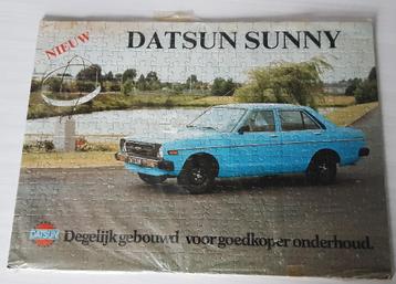 Puzzle Datsun Sunny  -  verzamelobject - reclame - 1970-1979 beschikbaar voor biedingen