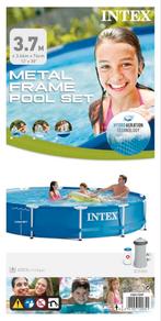 Intex Zwembad 366cm Nieuw in beschadigde doos, Ophalen, Minder dan 80 cm, Rond, 300 cm of meer