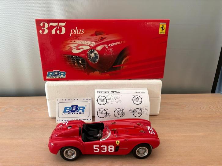 1/18 BBR High End Ferrari 375 plus, Hobby en Vrije tijd, Modelauto's | 1:18, Zo goed als nieuw, Auto, Overige merken, Ophalen of Verzenden