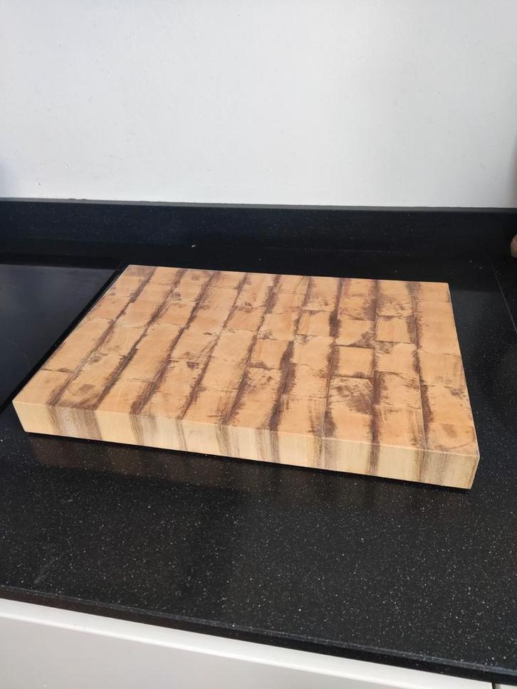 Nieuw, kopshout Afrikaans eiken snijplank 45x30cm!, Huis en Inrichting, Keuken | Keukenbenodigdheden, Nieuw, Ophalen of Verzenden