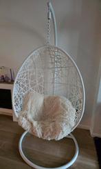 Witte ei schommelstoel, Ophalen of Verzenden, Zo goed als nieuw, Wit, Eén