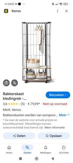 Bakkerskast /kledingrek/ kapstok, Ophalen, 50 tot 100 cm, 150 tot 200 cm, 25 tot 50 cm