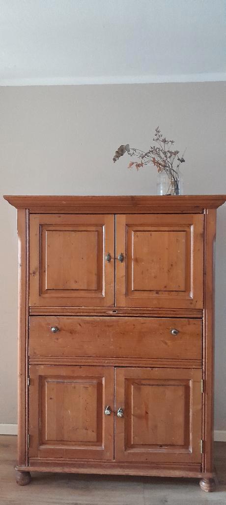 Computerkast, Huis en Inrichting, Kasten | Computermeubels, Gebruikt, 170 cm of meer, 120 tot 170 cm, 80 cm of meer, Overige houtsoorten