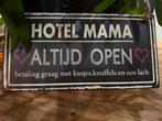 Wandbord Hotel Mama, Nieuw, Ophalen of Verzenden