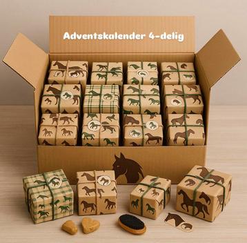 Adventskalender voor paarden, 4-delig beschikbaar voor biedingen