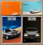 Peugeot 305,309,304,205,folders,instructieboekjes, Peugeot, Ophalen of Verzenden, Zo goed als nieuw