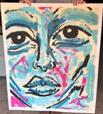 Blue Face - Peter Klashorst, Antiek en Kunst, Ophalen of Verzenden