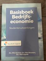 Basisboek bedrijfseconomie-studentenuitwerkingen, Ophalen of Verzenden, Rien Brouwers; Wim Koetzier; Olaf Leppink, Management