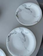 Bricard Marmer-Grijs Servies met Gouden Accenten, Huis en Inrichting, Keuken | Servies, Ophalen, Gebruikt, Effen, Porselein