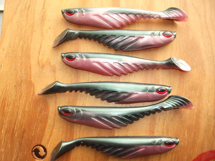 6 stuks Berkley Powerbait Ripple Shads / kunstaas shads, Watersport en Boten, Hengelsport | Roofvissen, Nieuw, Overige typen, Ophalen of Verzenden