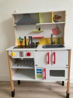 Speelkeuken met accessoires, Kinderen en Baby's, Speelgoed | Speelkeukens, Ophalen, Gebruikt, Hout, Speelkeuken
