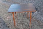 Antieke oude houten tafel op wielen, Ophalen of Verzenden