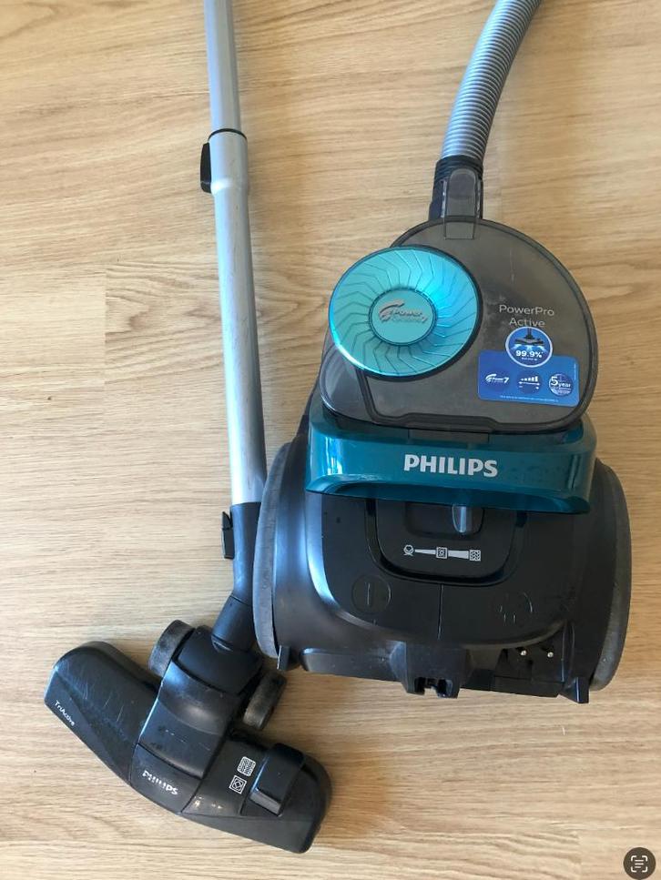 Phillips PowerPro Active FC9555/09, Witgoed en Apparatuur, Stofzuigers, Gebruikt, Stofzuiger, Reservoir, Ophalen