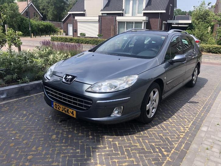 Peugeot 407 2.0 16V SW 2009 Grijs, Auto's, Peugeot, Particulier, ABS, Airbags, Airconditioning, Bluetooth, Boordcomputer, Centrale vergrendeling