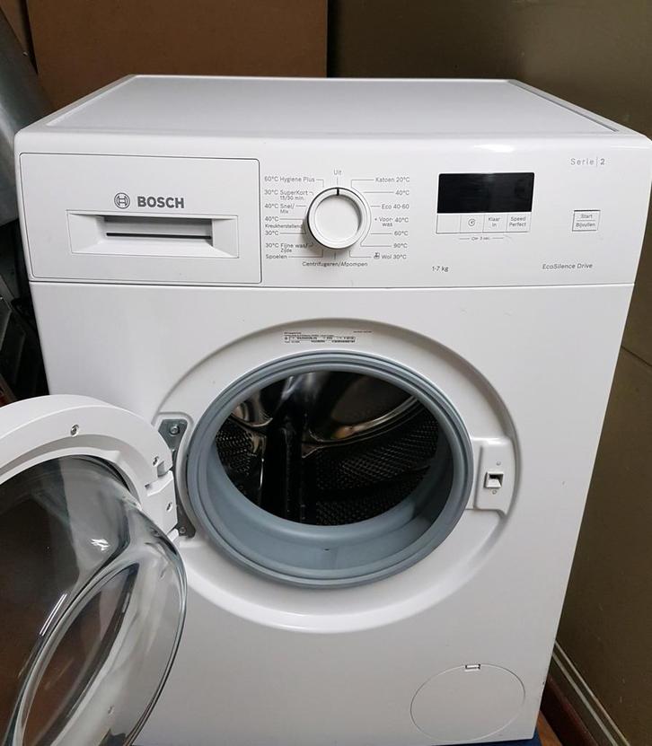 BOSCH SERIE2 WASMACHINE 7KG 1400TPM 2JAAR OUD TOP STAAT, Witgoed en Apparatuur, Wasmachines, Zo goed als nieuw, Voorlader, 6 tot 8 kg