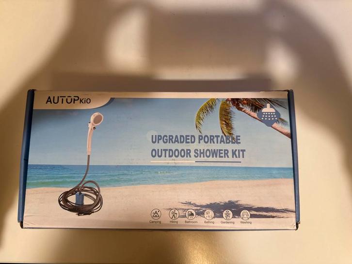 Draagbare Douche Kit - Nieuw!, Caravans en Kamperen, Kampeeraccessoires, Nieuw, Ophalen of Verzenden