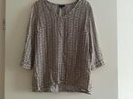 Zilch shirt blouse top maat 40 (geen XL) bruin beige, Kleding | Dames, Blouses en Tunieken, Ophalen of Verzenden, Zo goed als nieuw