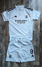 Real Madrid Mbappe kinderset: T-shirt + shorts., Sport en Fitness, Voetbal, Maat XS of kleiner, Ophalen of Verzenden, Zo goed als nieuw