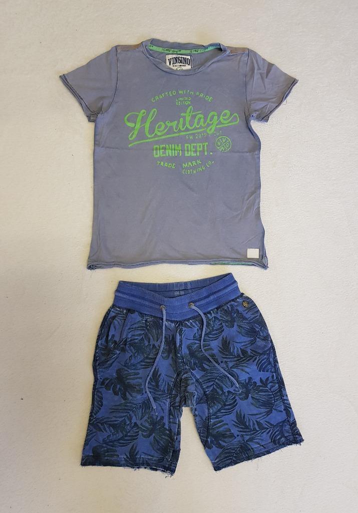 Gave blauwe MTC sweat short mt 128., Kinderen en Baby's, Kinderkleding | Maat 128, Gebruikt, Jongen, Broek, Verzenden