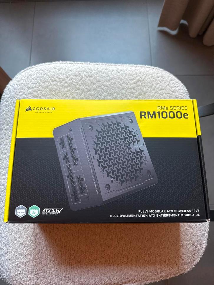 Corsair RM1000e Voeding - Nieuw in doos!, Computers en Software, Interne voedingen, Nieuw, Ophalen of Verzenden