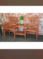 Inklapbare houten tuinset - ideaal voor balkon!, Tuin en Terras, Gebruikt, Tuinset, Hout, Eettafel