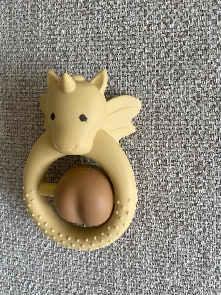 Konges Slojd Bijtring - Draak, Kinderen en Baby's, Speelgoed | Babyspeelgoed, Zo goed als nieuw, Rammelaar, Ophalen of Verzenden