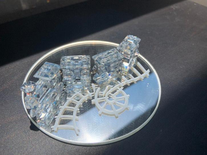 Swarovski Treinstel mini 4 stuks incl. doos & certificaat &, Verzamelen, Swarovski, Nieuw, Figuurtje, Ophalen of Verzenden