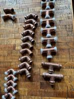 Koperen Perskoppelingen - Diverse Maten, Ophalen, Bochten, Gebruikt, 20 tot 40 mm