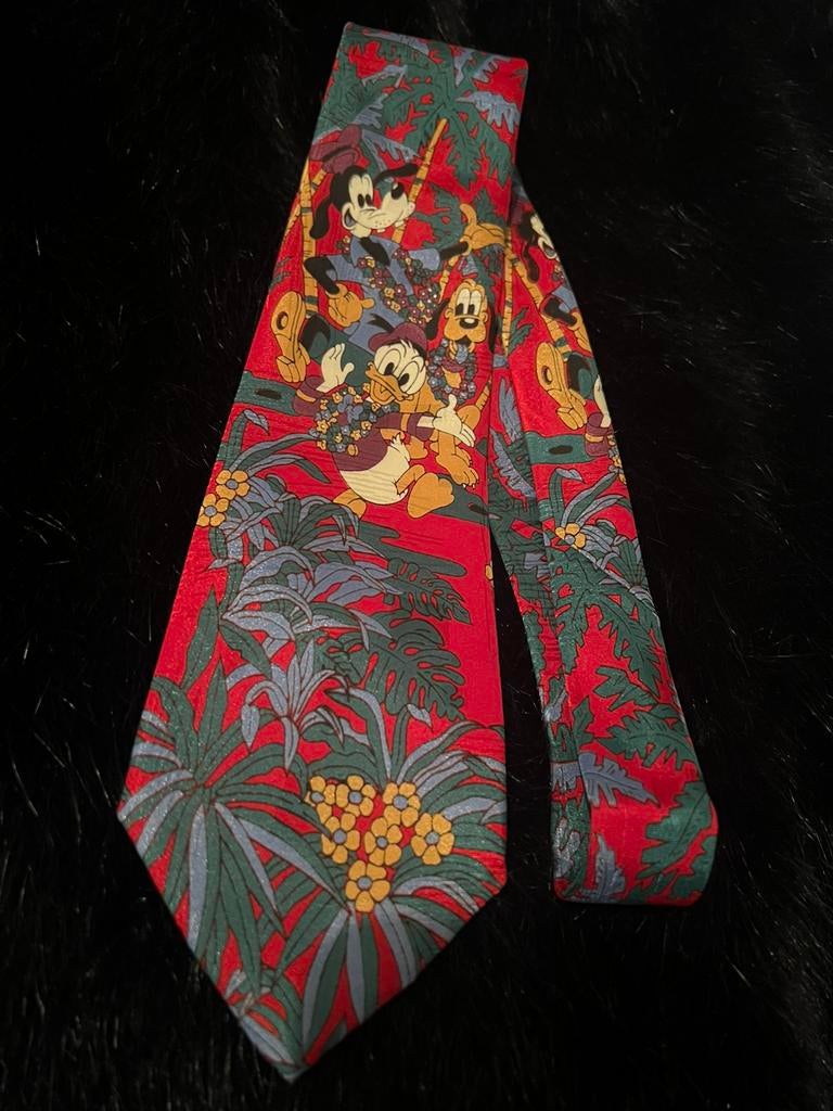 Walt Disney Iside mooie stropdas, Ophalen of Verzenden, Zo goed als nieuw, Rood, Met patroon