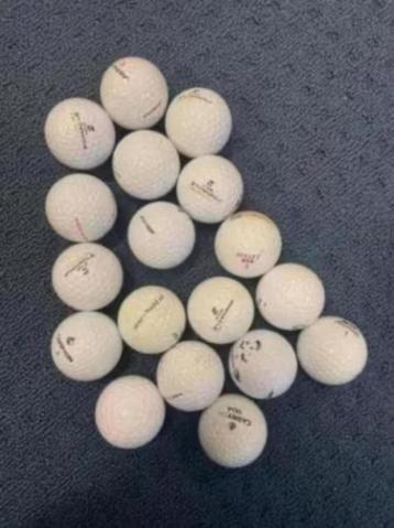 ZGAN! 18 golfballen diverse merken, bieden aub! beschikbaar voor biedingen