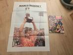 Marco van Basten Nederlands elftal Ajax, Ophalen of Verzenden, Zo goed als nieuw, Ajax, Poster, Plaatje of Sticker