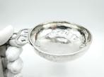 Zilveren tastevin of papkom, Leeking, Wesel, 1733, Verzenden, Zilver