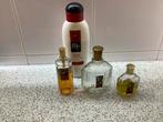 Vintage flesjes jaren 70, Parfumfles, Gebruikt, Ophalen of Verzenden