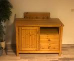 Grenen Commode met Kapstok - Handgemaakt, Huis en Inrichting, Ophalen, Gebruikt, 50 tot 100 cm, Met lade(s)