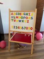 Krijtbord/whitebord met magnetisch alfabet, Ophalen, Zo goed als nieuw, Krijtbord