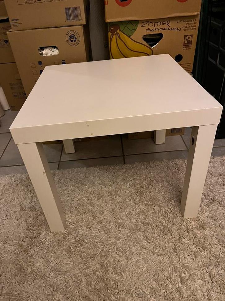 Ikea malm bijzettafeltje, Huis en Inrichting, Tafels | Bijzettafels, Gebruikt, Vierkant, 45 tot 60 cm, 55 tot 75 cm, Hout, Ophalen