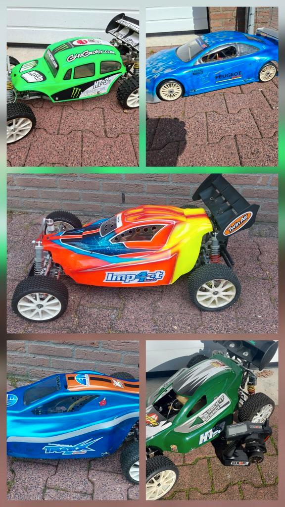 Complete hobby hormann,  elcon ,hpi, Hobby en Vrije tijd, Modelbouw | Radiografisch | Auto's, Auto offroad, Benzine, Overige schalen