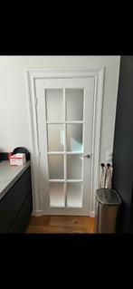 Gebruikte stompe Binnendeuren - 3 stuks, Doe-het-zelf en Verbouw, Deuren en Horren, Ophalen, Gebruikt, Binnendeur, 200 tot 215 cm