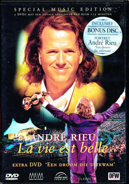 DVD / André Rieu / La Vie est Belle ( 2 DVD), Cd's en Dvd's, Dvd's | Muziek en Concerten, Zo goed als nieuw, Muziek en Concerten