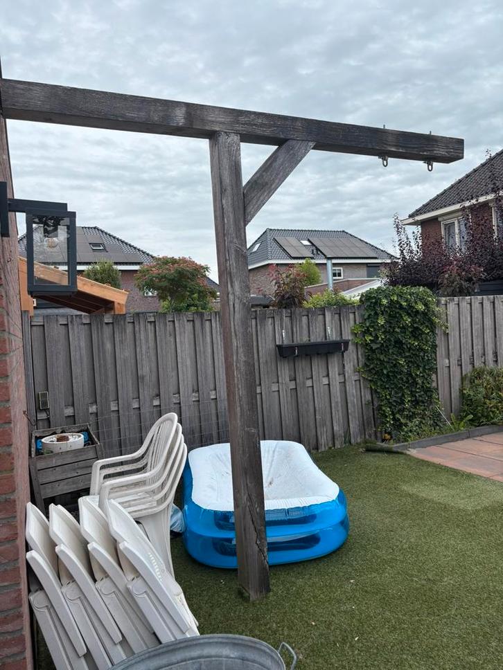 Pergola balk schommel, Tuin en Terras, Palen, Balken en Planken, Gebruikt, Balken, 250 cm of meer, Ophalen