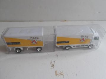 Alfa bier vrachtwagen / bakwagen met oplegger (nr.2) beschikbaar voor biedingen