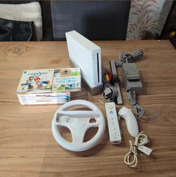 Nintendo Wii met 6 games en 1 controller beschikbaar voor biedingen