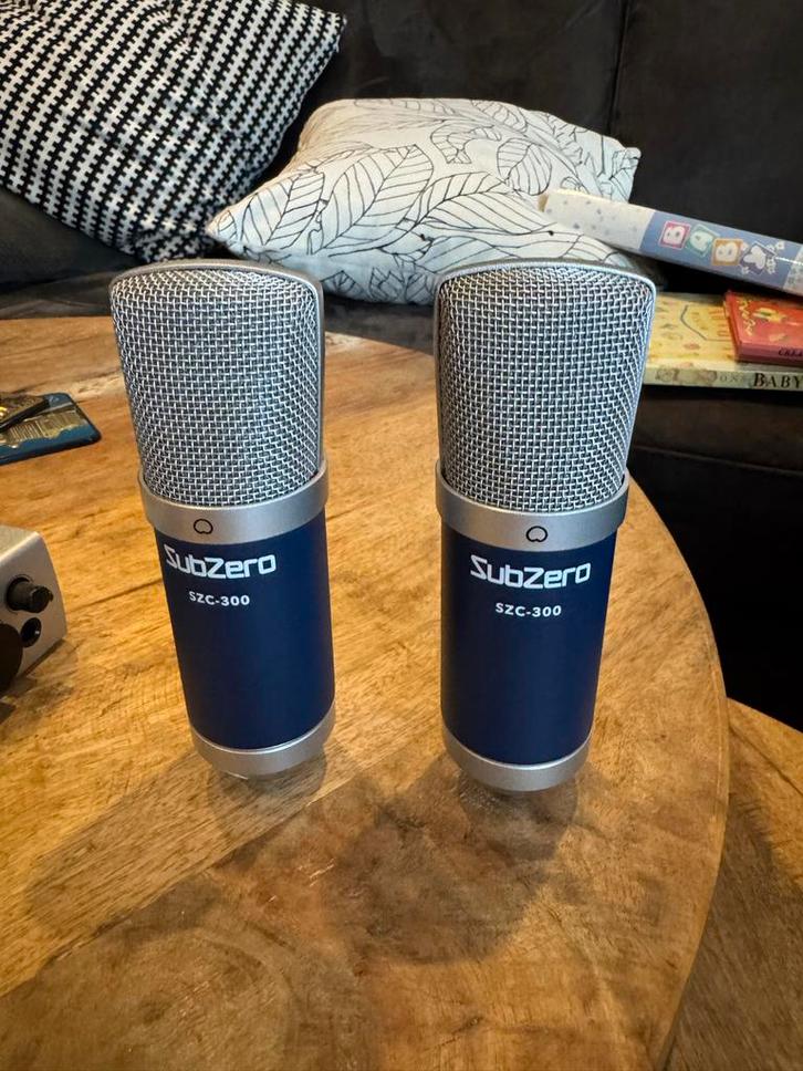 Complete Simpele Podcast Set, Muziek en Instrumenten, Microfoons, Gebruikt, Studiomicrofoon, Ophalen of Verzenden