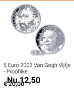 5 euro van Gogh vijfje losse munt, Postzegels en Munten, Munten | Nederland, Euro's, Ophalen of Verzenden