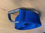 stoffen riem, blauw, Kleding | Heren, Riemen en Ceinturen, Overige kleuren, Zo goed als nieuw, Riem of Ceintuur, 105 tot 115 cm