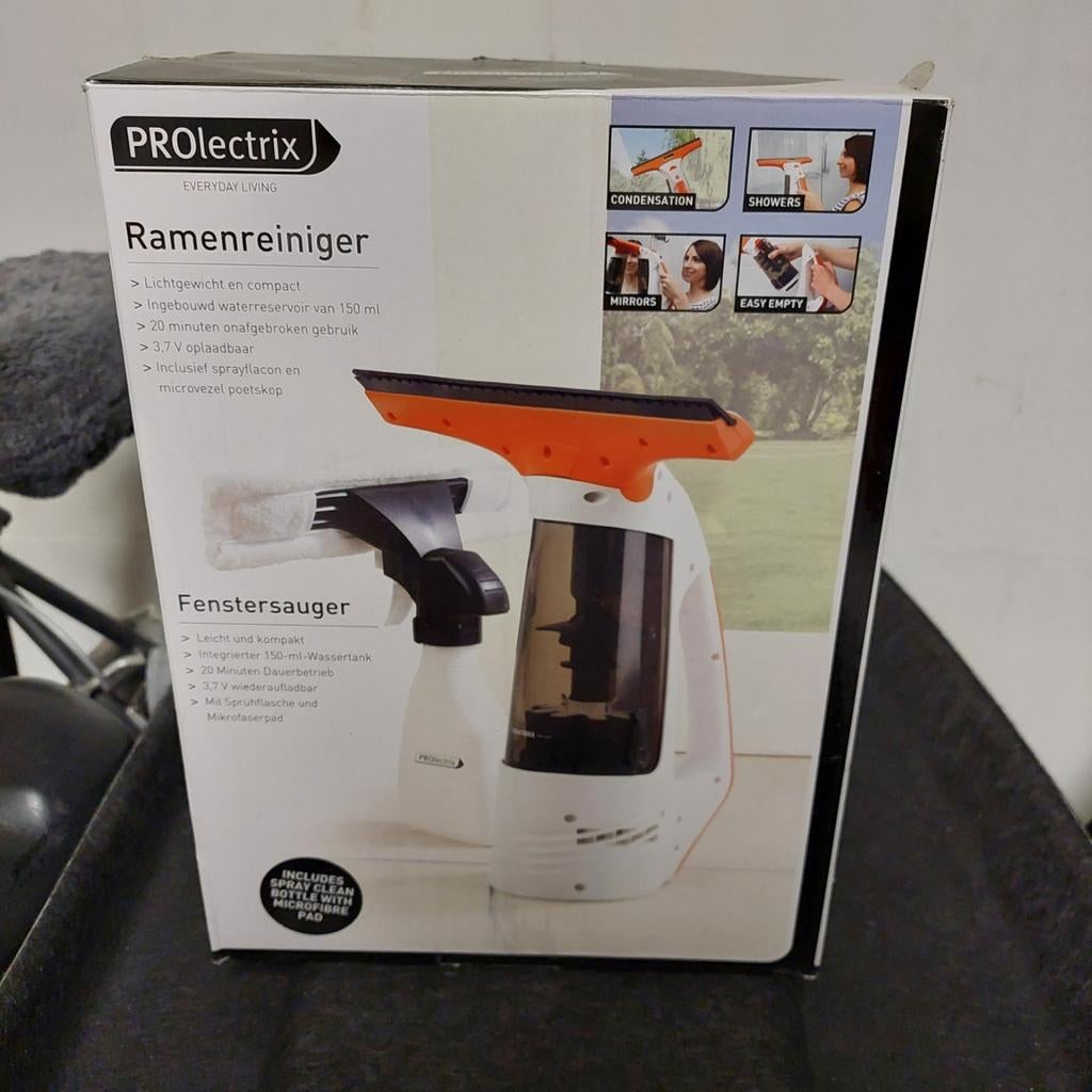 Prolectrix Ramenreiniger - Nieuw in doos, Huis en Inrichting, Schoonmaakartikelen, Ophalen of Verzenden, Raamwisser of Trekker