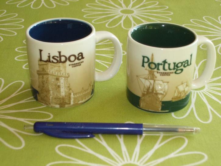 Starbucks espresso mok Portugal en Lisboa - 89ml / 3 fl oz, Verzamelen, Overige Verzamelen, Zo goed als nieuw, Ophalen of Verzenden