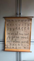 Letterkaart uit de jaren ‘60-‘70, Antiek en Kunst, Antiek | Schoolplaten, Ophalen of Verzenden, Overige thema's